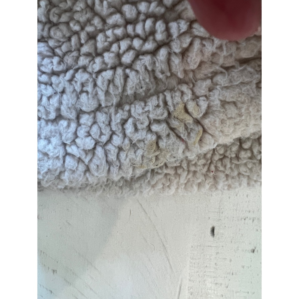 BKE Women's Sherpa Fleece Quilted Utility Jacket Cream Brown Size Medium - Picture 6 of 9